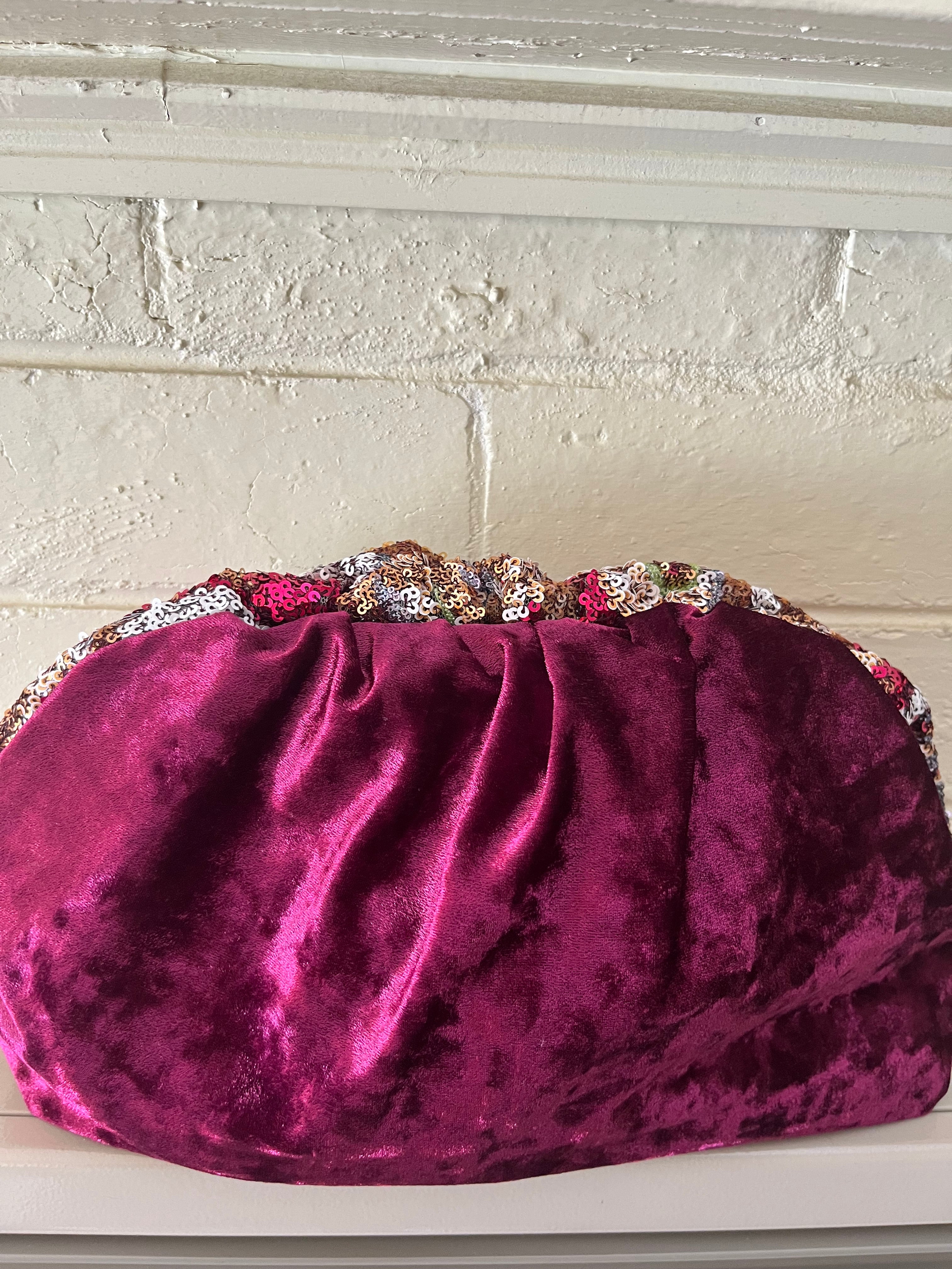 Kaleidoscope Velvet Clutch