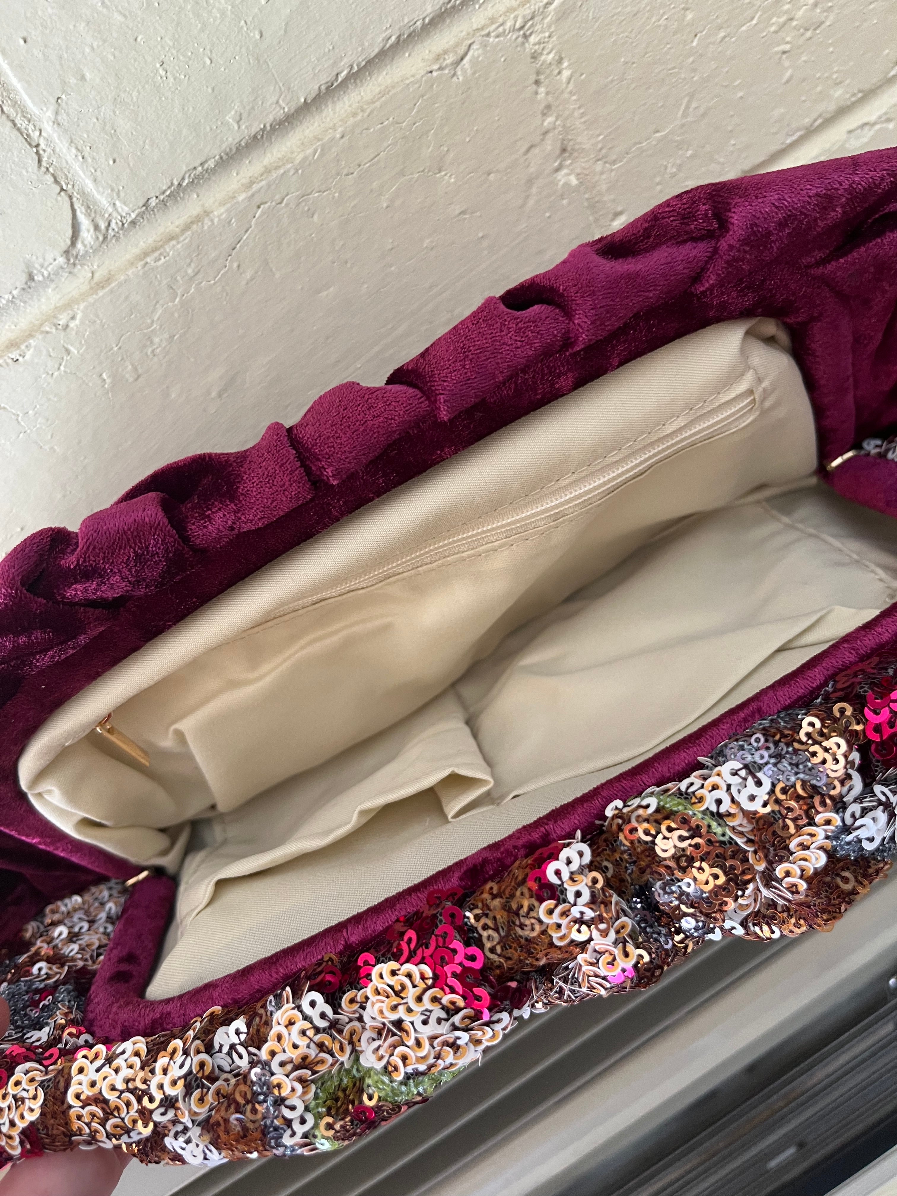 Kaleidoscope Velvet Clutch