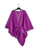 Plain Poncho - Magenta