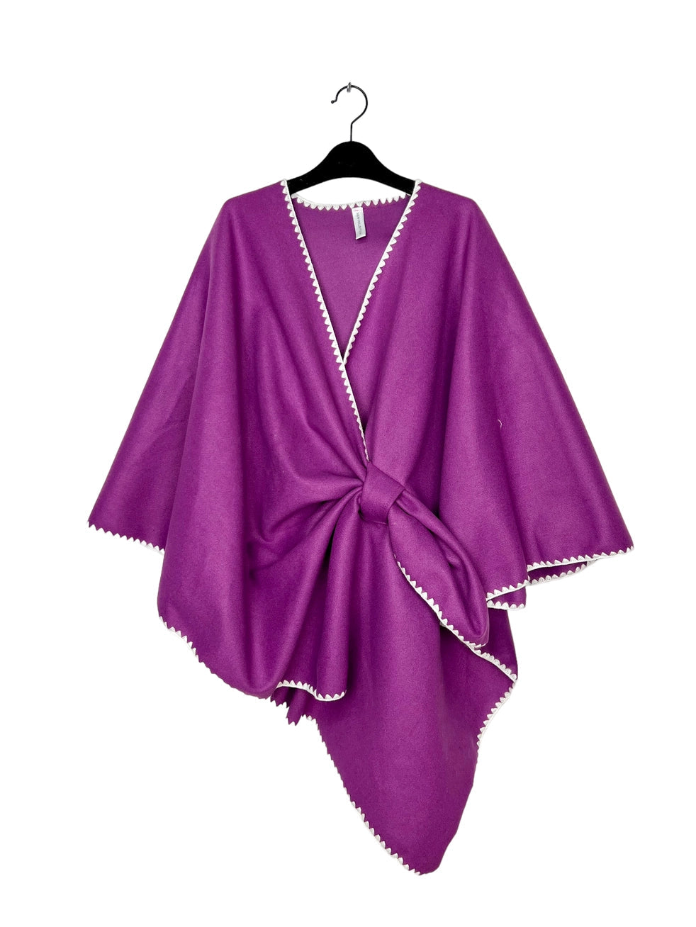 Plain Poncho - Magenta
