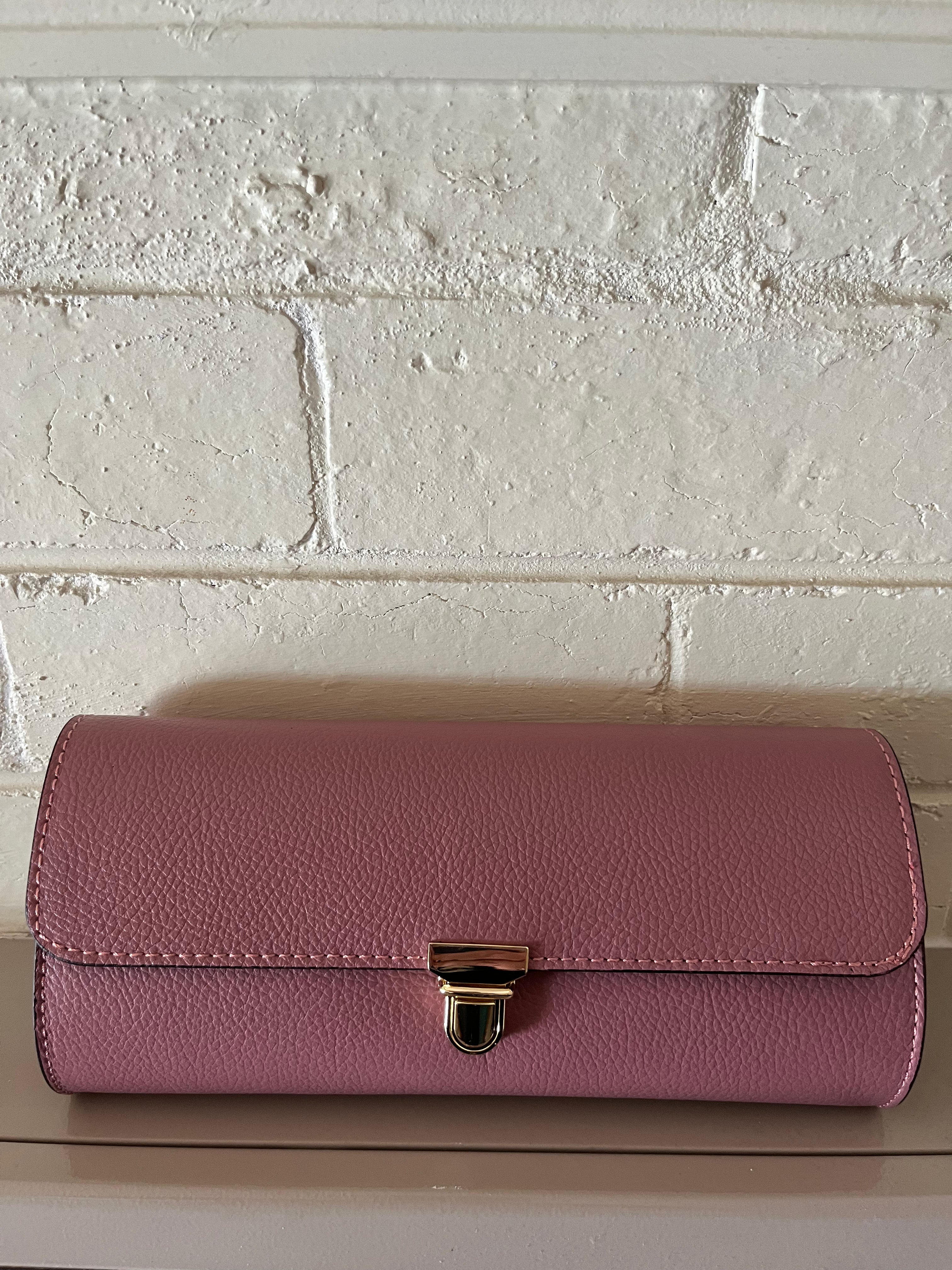Cylinder Chain Bag - Pink