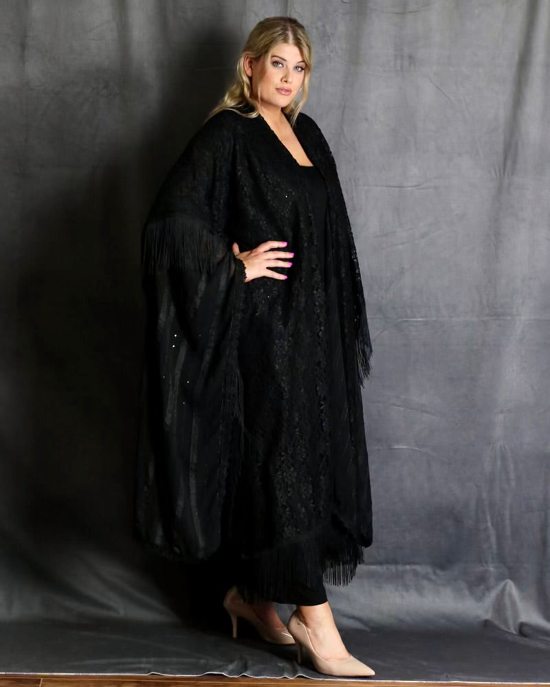 Midnight Lace Shawl