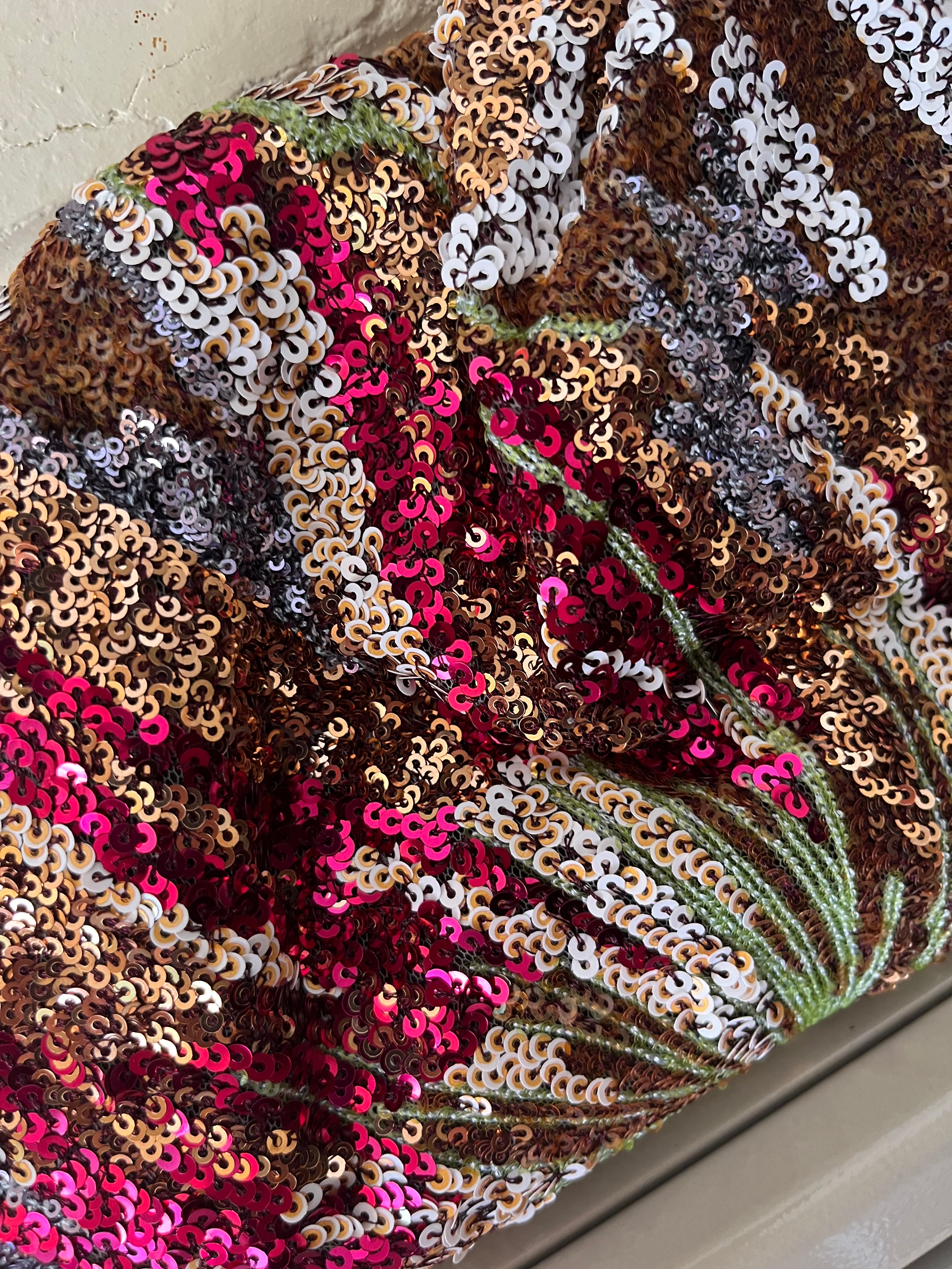 Kaleidoscope Velvet Clutch