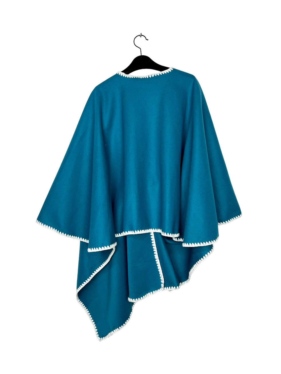Plain Poncho - Teal