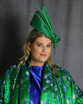 Husk Fascinator - Emerald