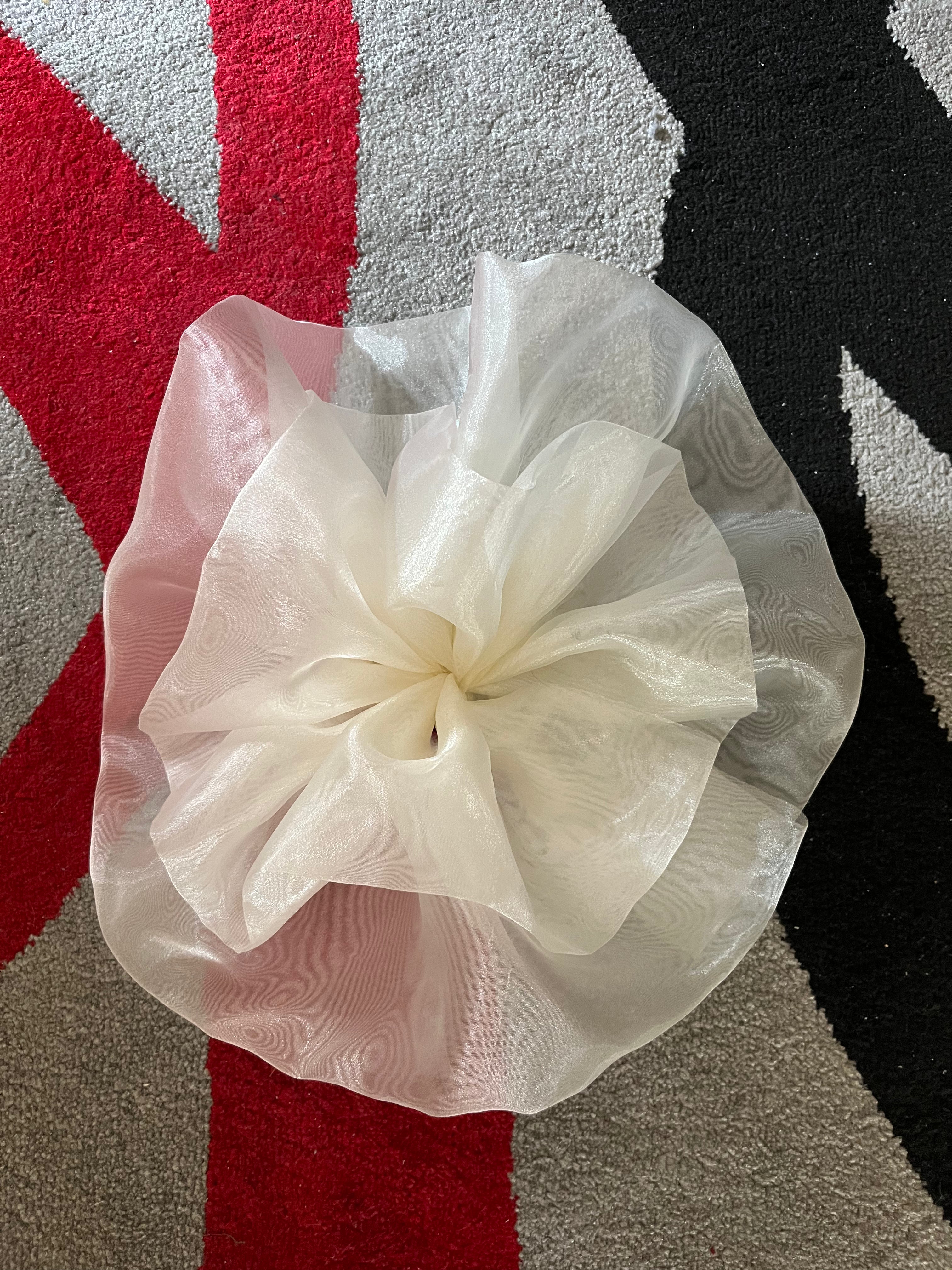 Organza Brooch - Cream
