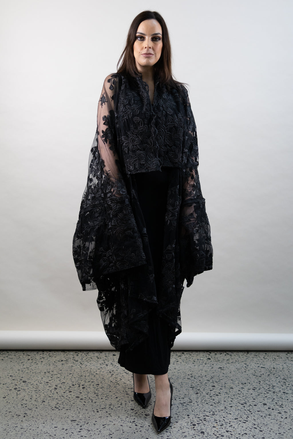 Midnight Lace Kimono