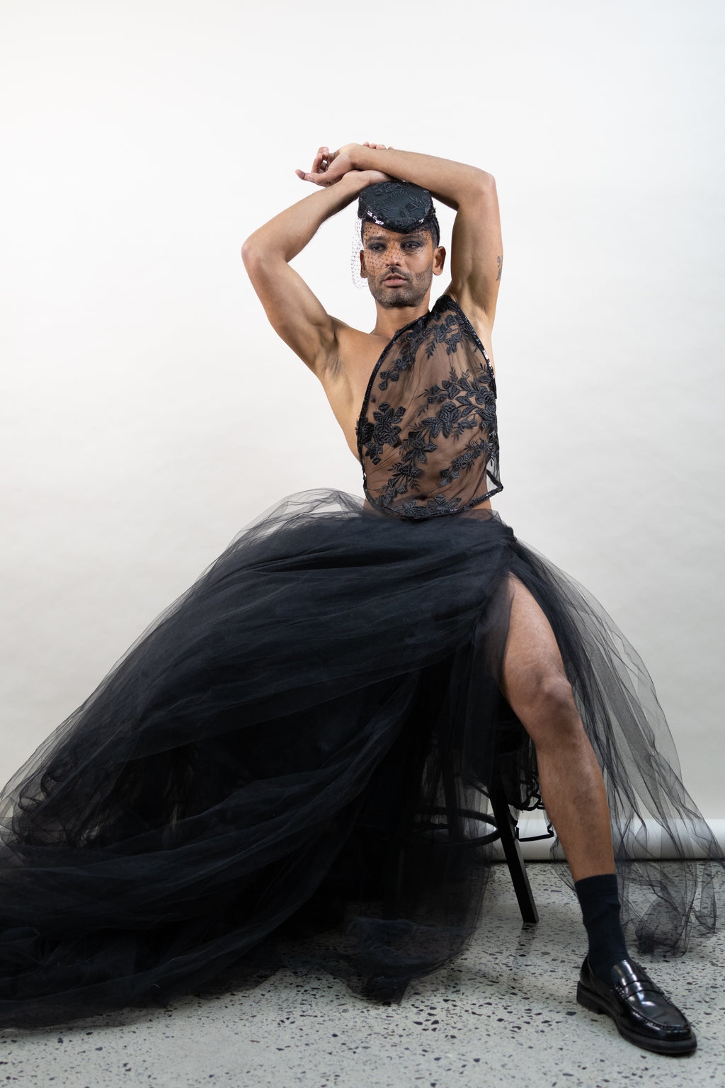 Midnight Lace Corset