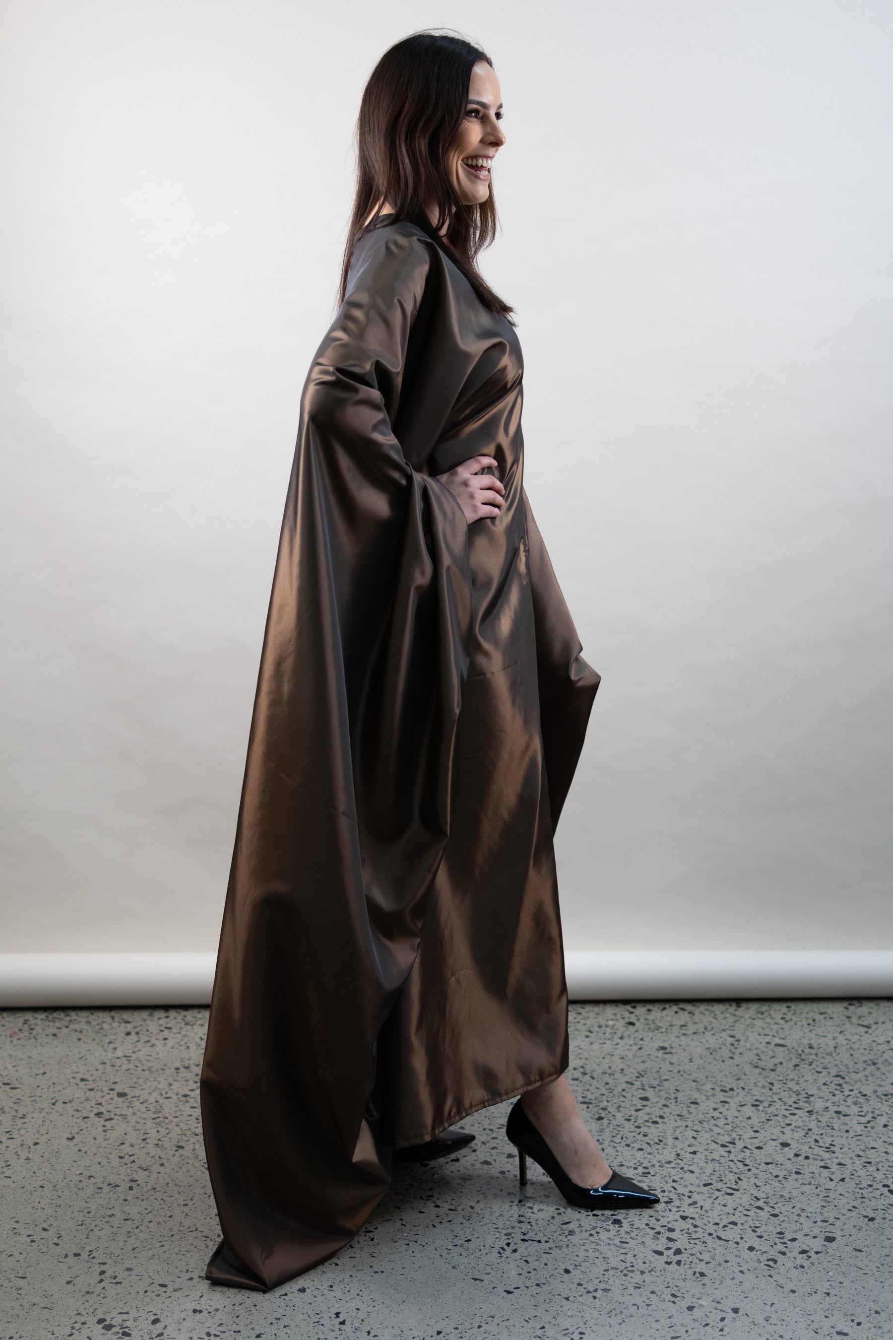 Toffee and Taffeta Kaftan
