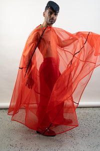 Organza Poncho