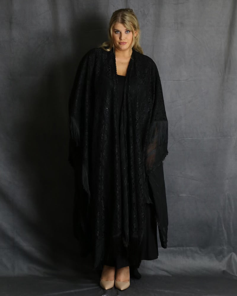 Midnight Lace Shawl
