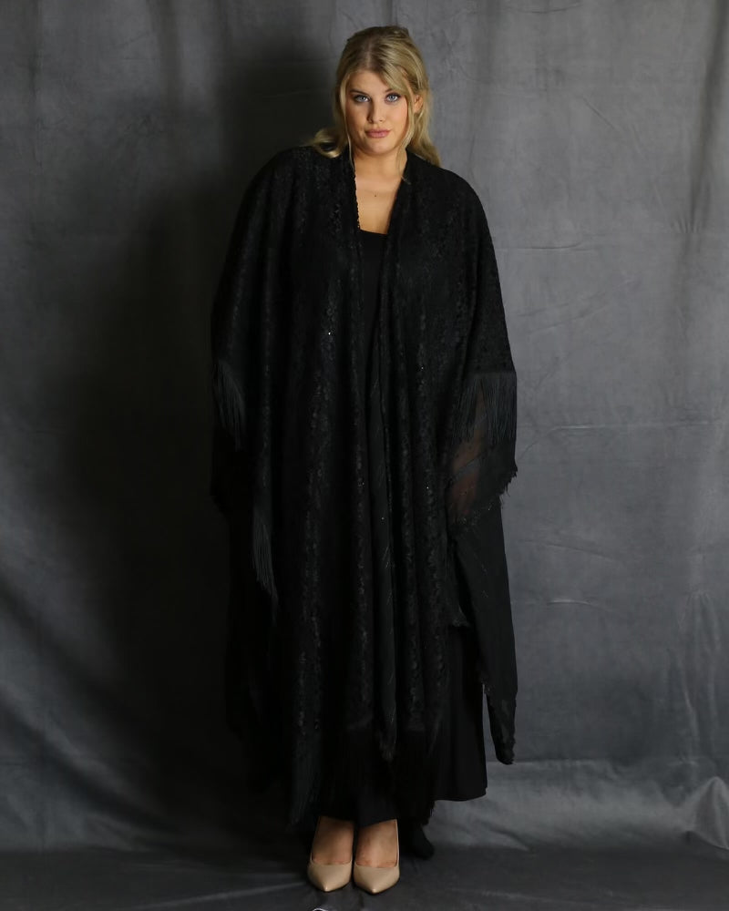 Midnight Lace Shawl