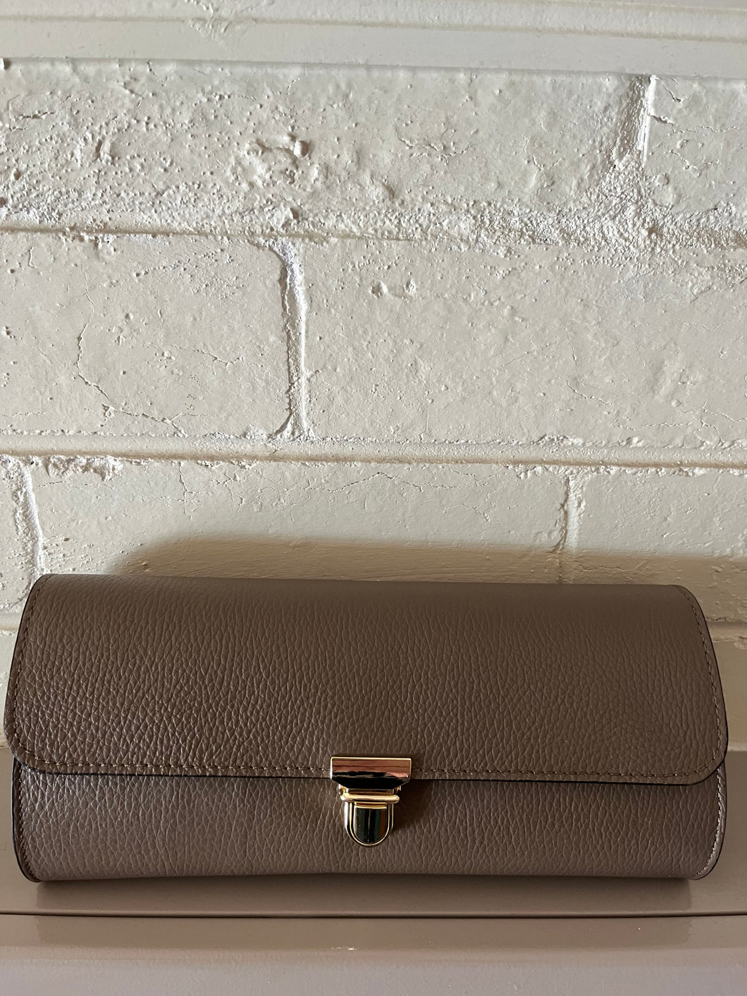 Cylinder Chain Bag - Taupe