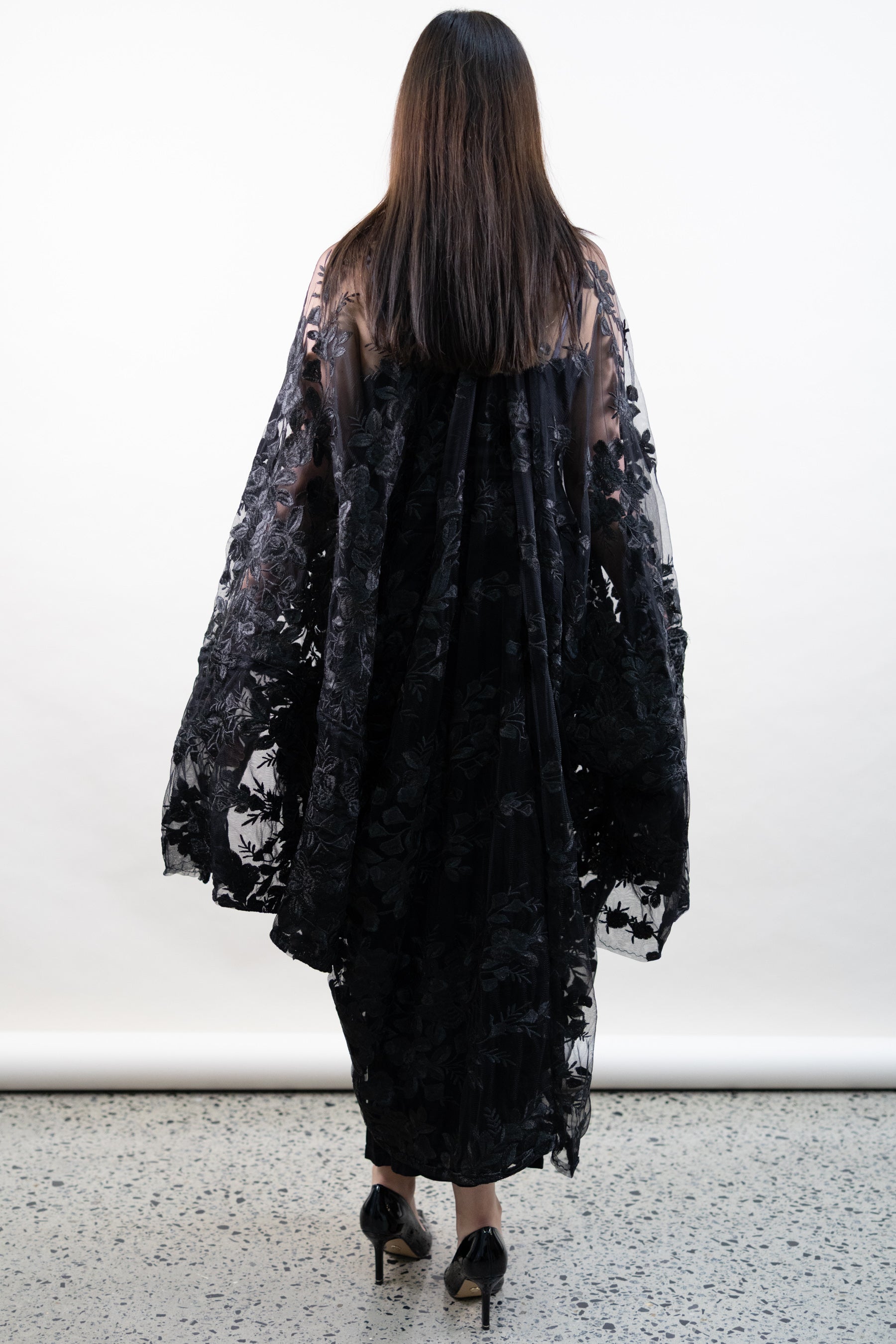 Midnight Lace Kimono
