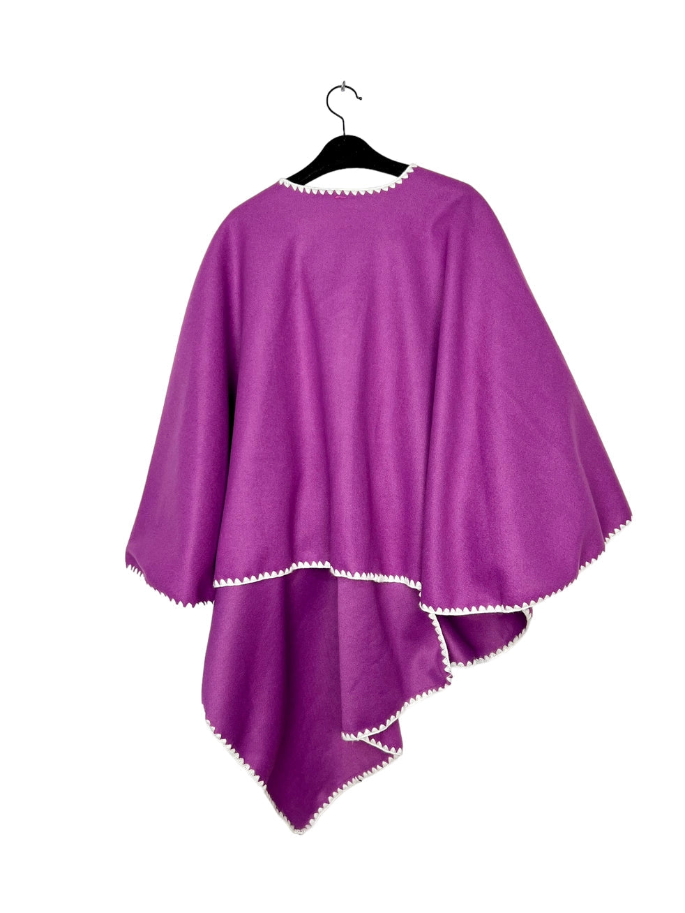 Plain Poncho - Magenta
