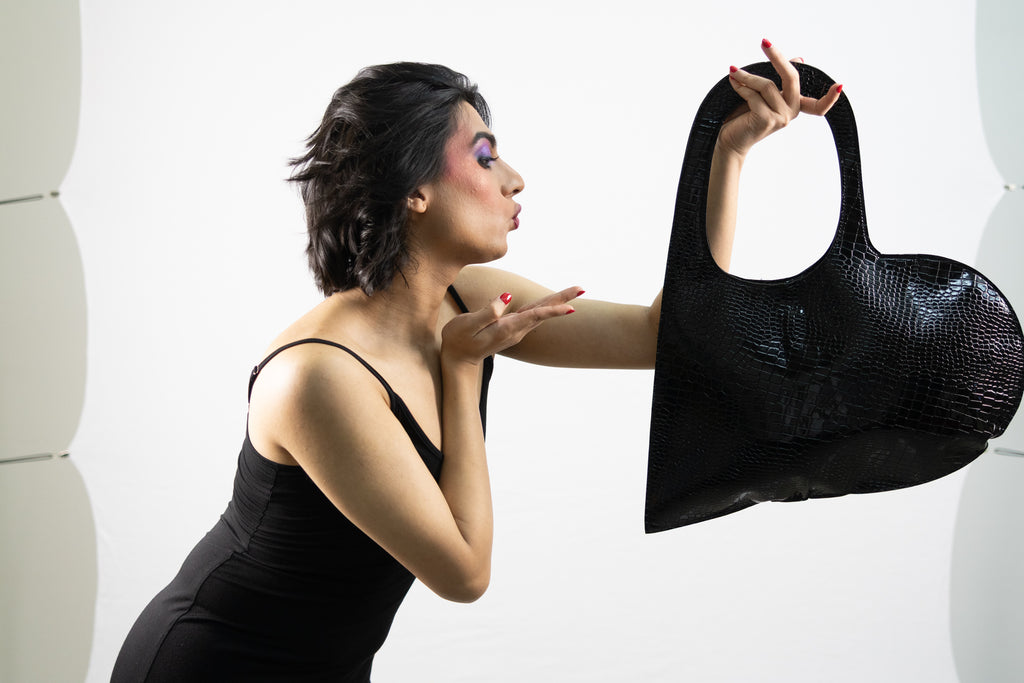 Love Croc Bag - Black
