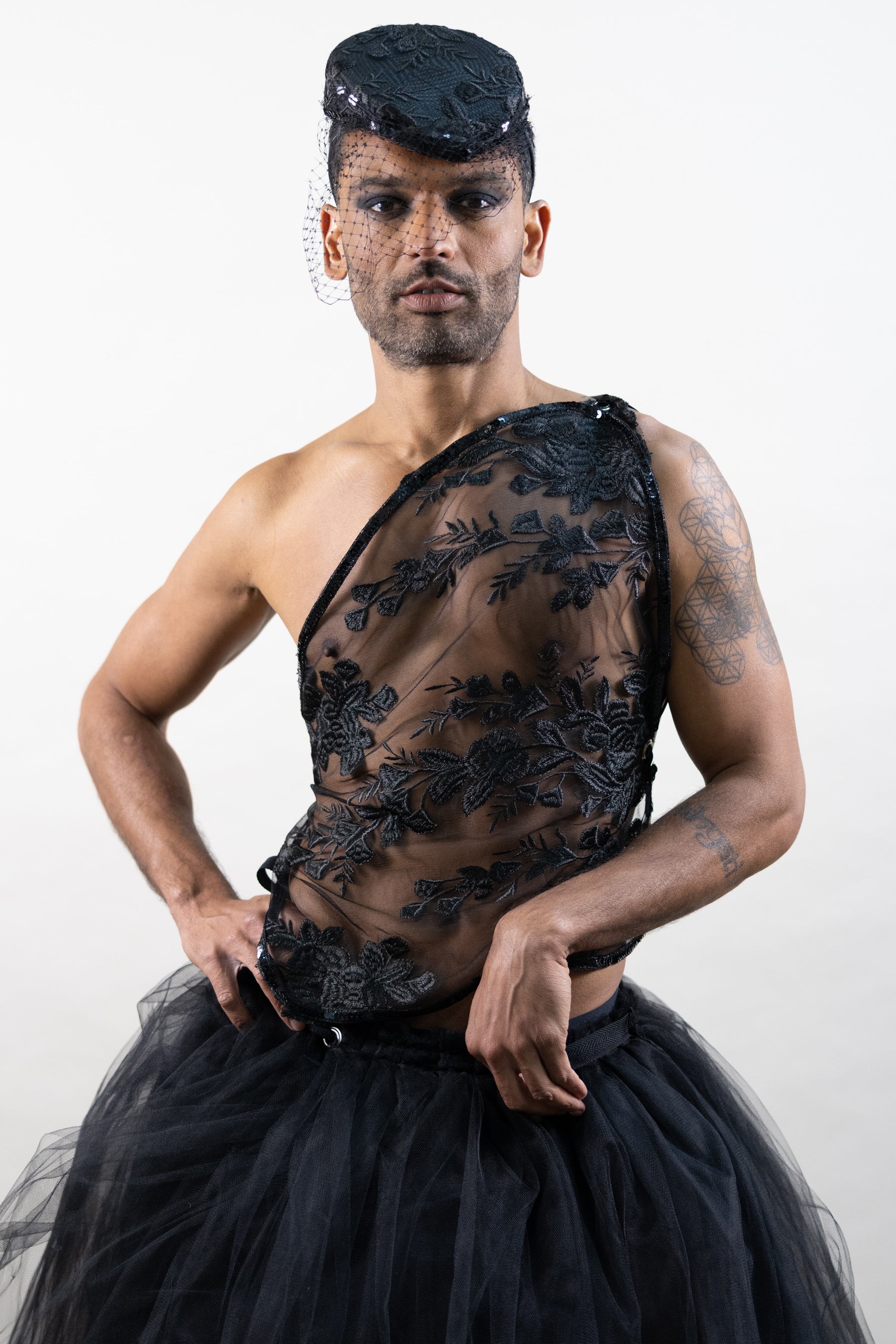 Midnight Lace Corset