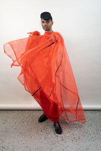 Organza Poncho