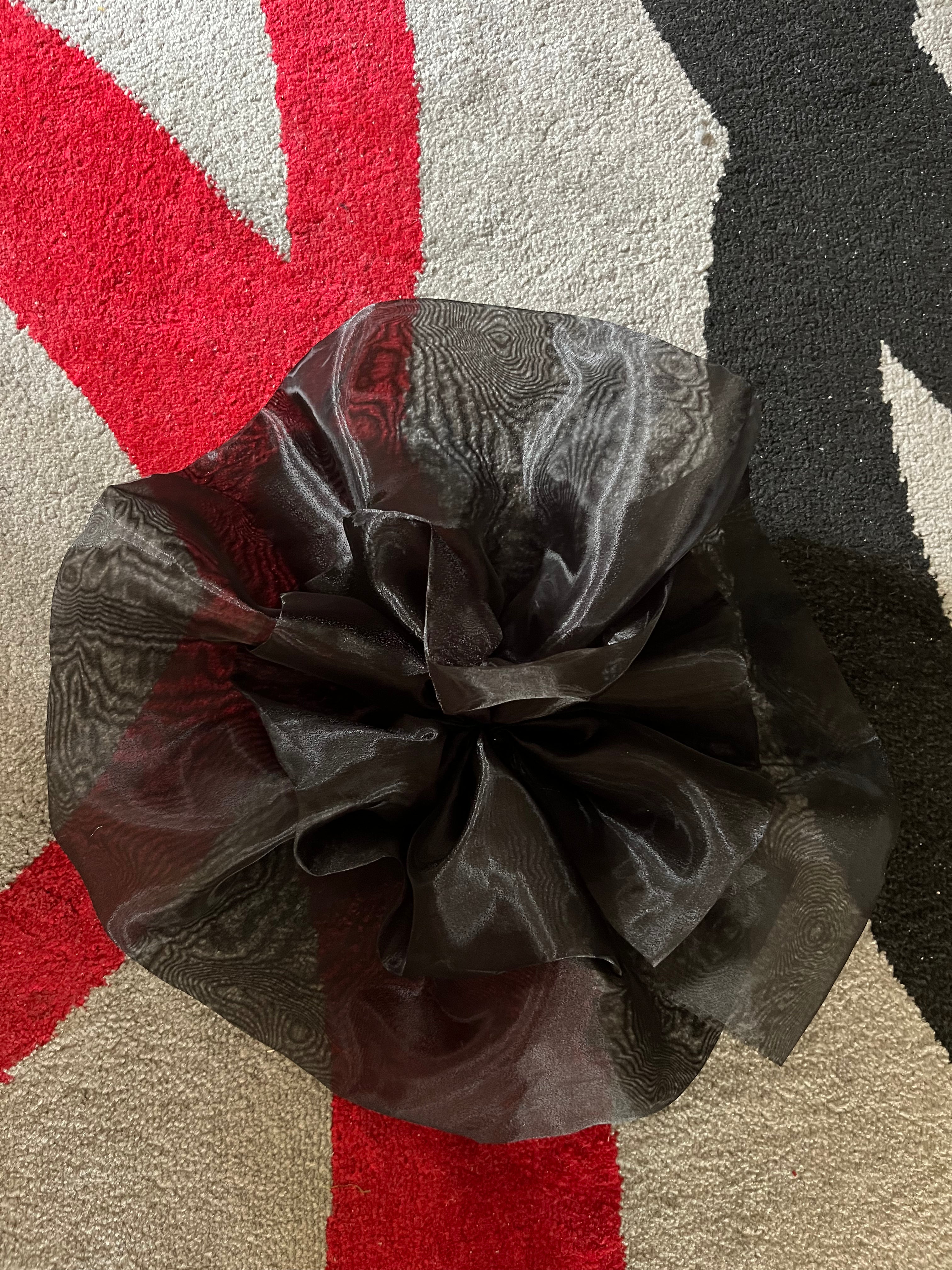 Organza Brooch - Black