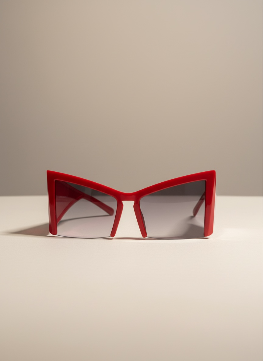Malcolm Paull 'Grace' Sunglasses - Red