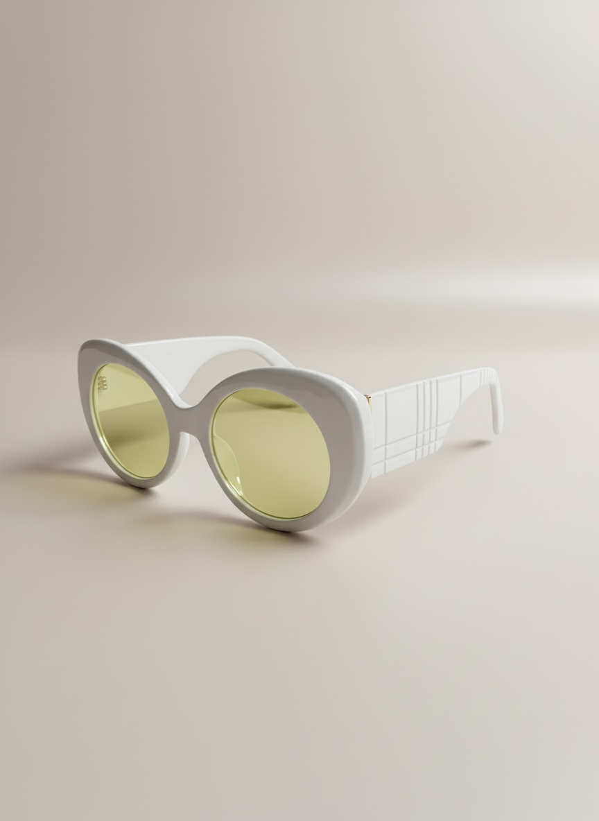 Malcolm Paull 'Geri' Sunglasses - White