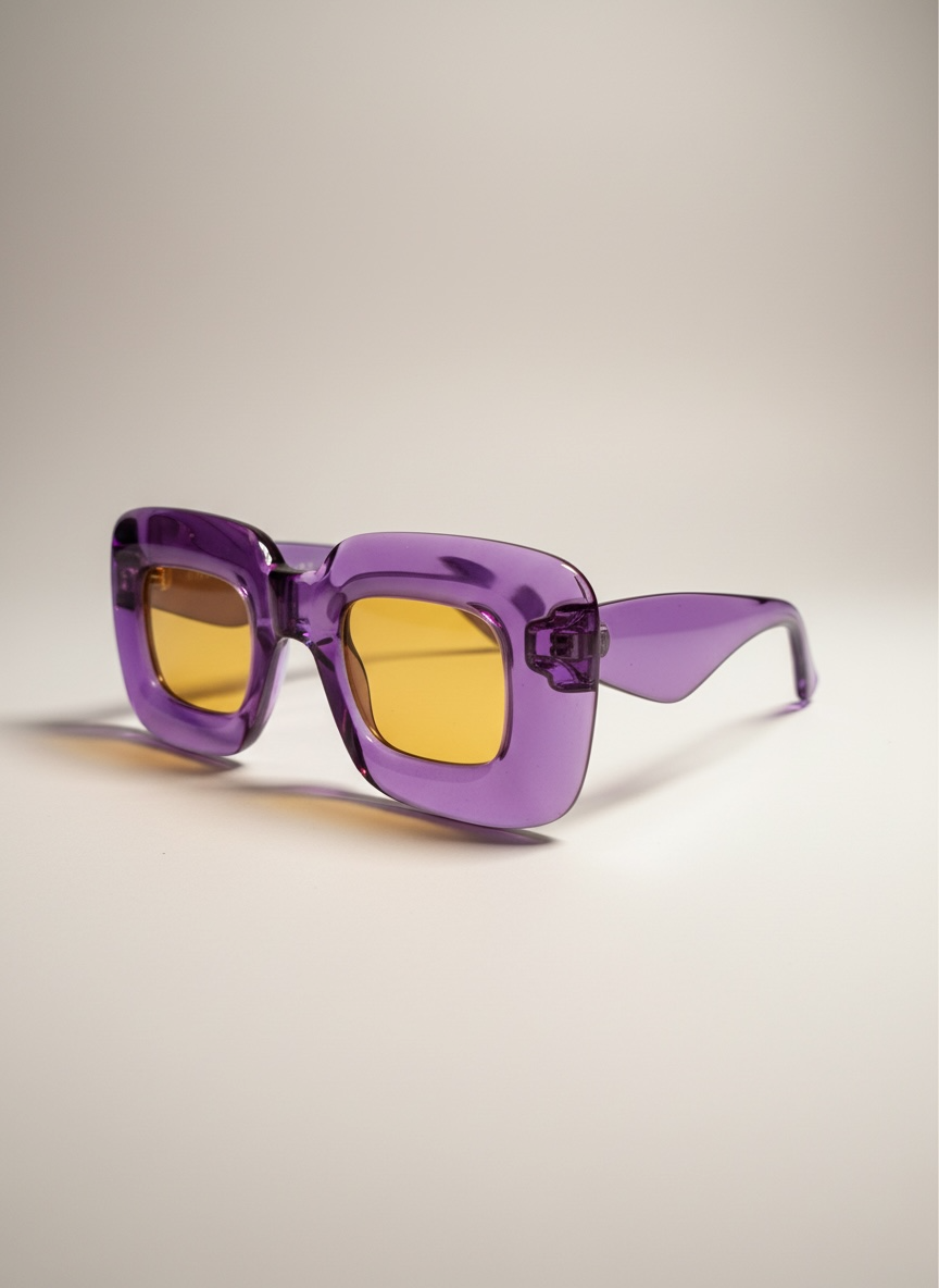 Malcolm Paull 'Scuba' Sunglasses - Purple Trans