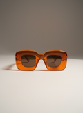 Malcolm Paull 'Scuba' Sunglasses - Orange Trans
