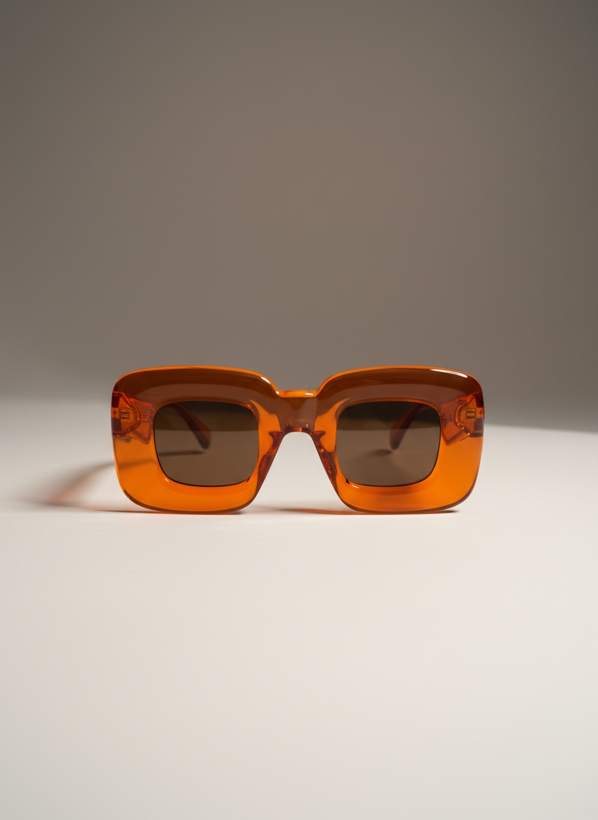 Malcolm Paull 'Scuba' Sunglasses - Orange Trans