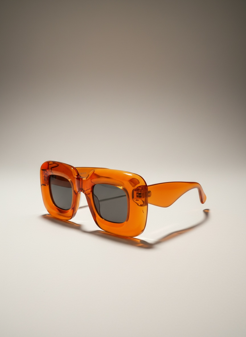 Malcolm Paull 'Scuba' Sunglasses - Orange Trans