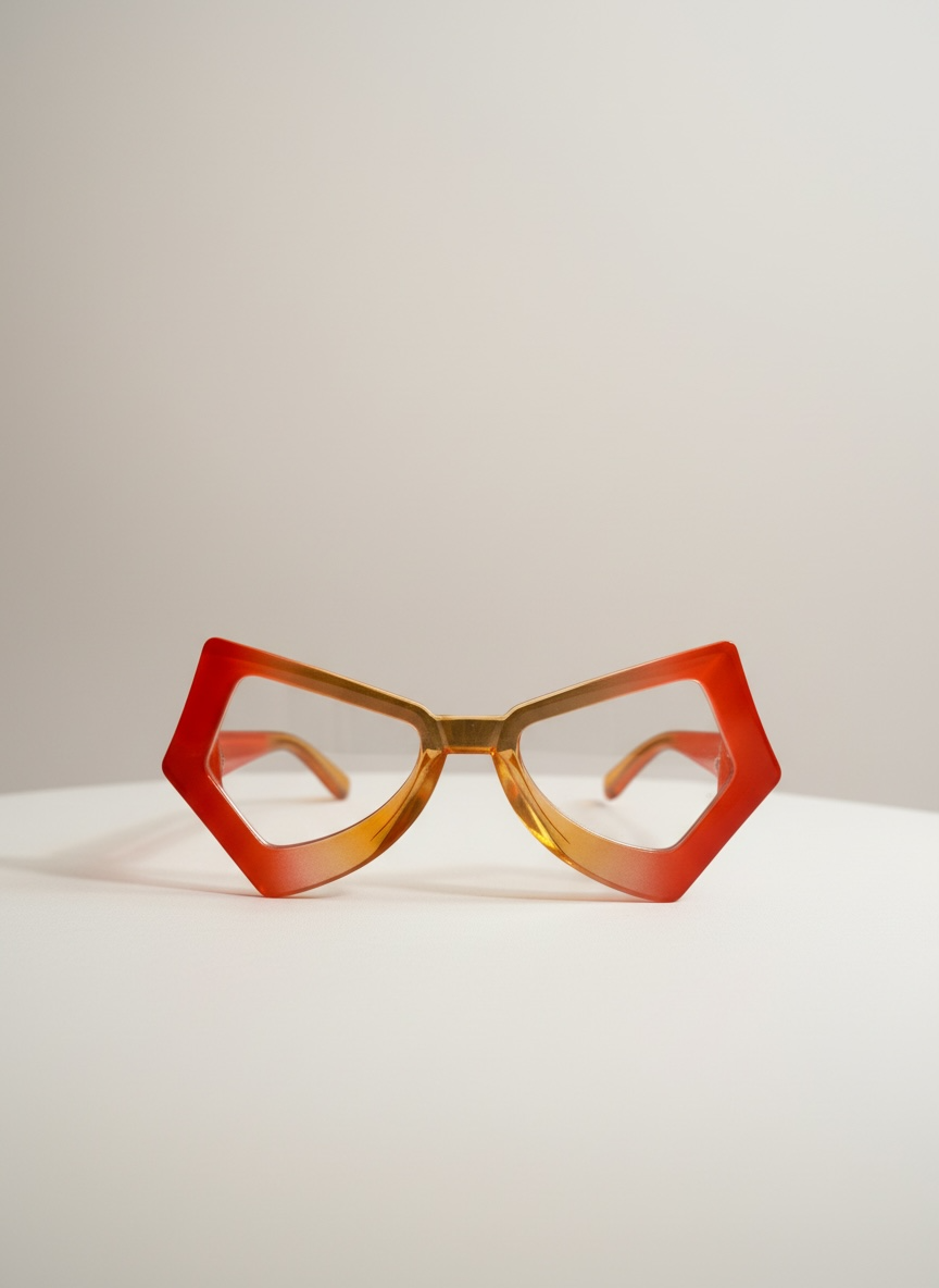 Malcolm Paull 'Alicia' Sunglasses - Orange