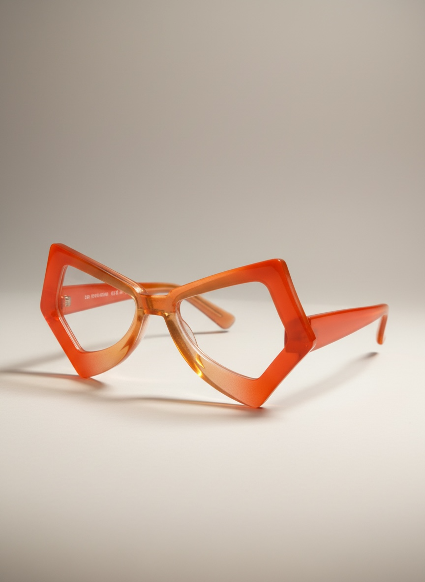 Malcolm Paull 'Alicia' Sunglasses - Orange