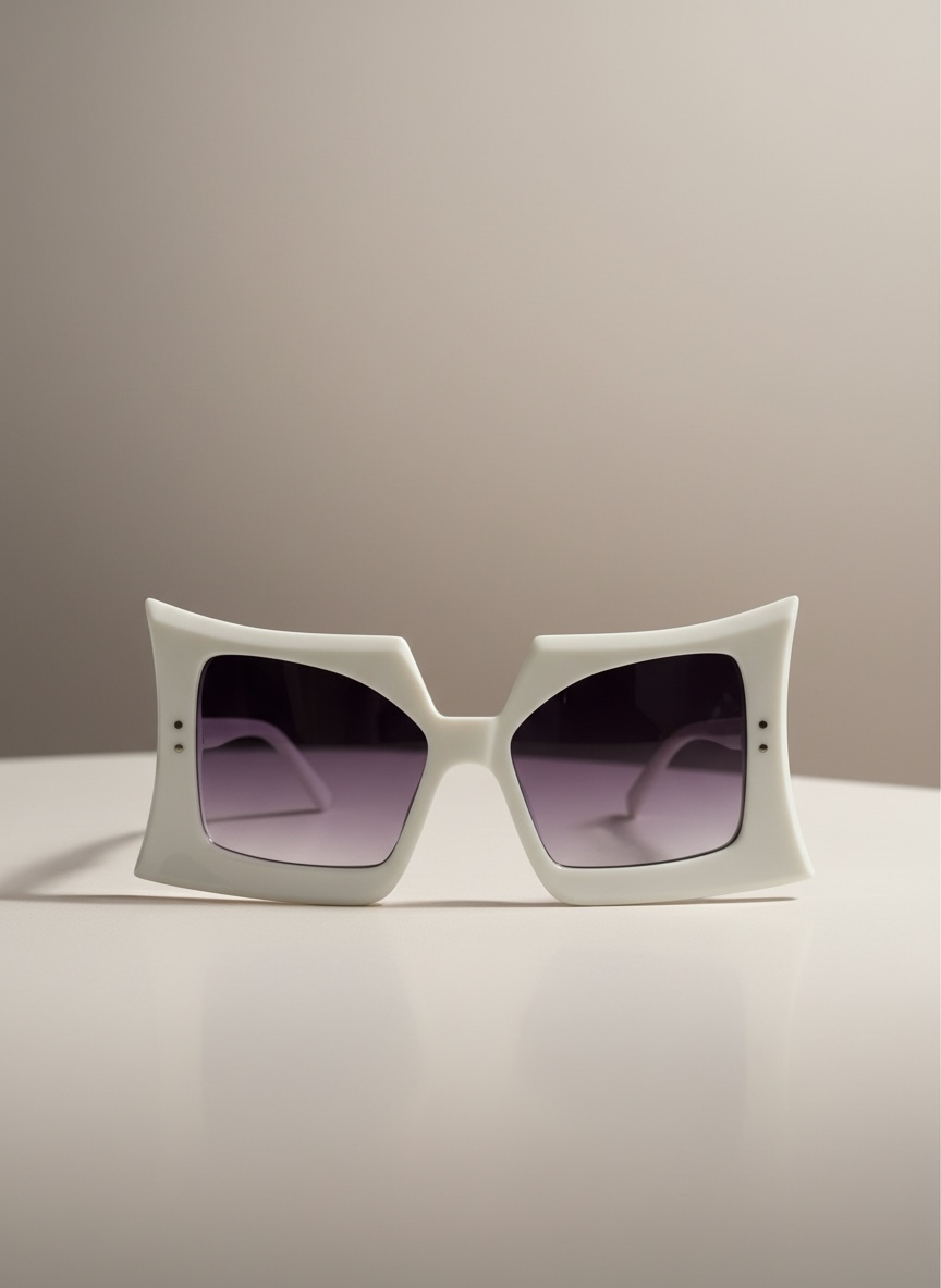 Malcolm Paull 'Mamma-Mia' Sunglasses - White