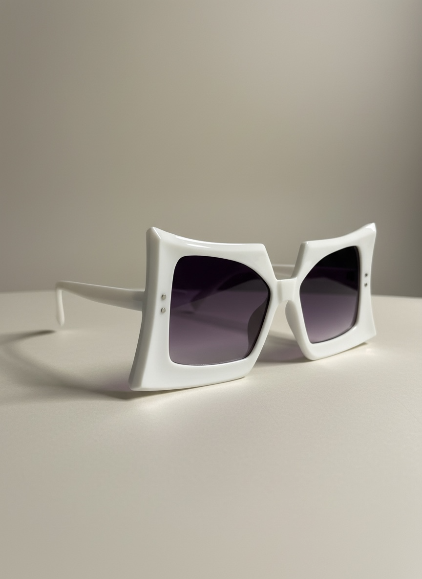 Malcolm Paull 'Mamma-Mia' Sunglasses - White