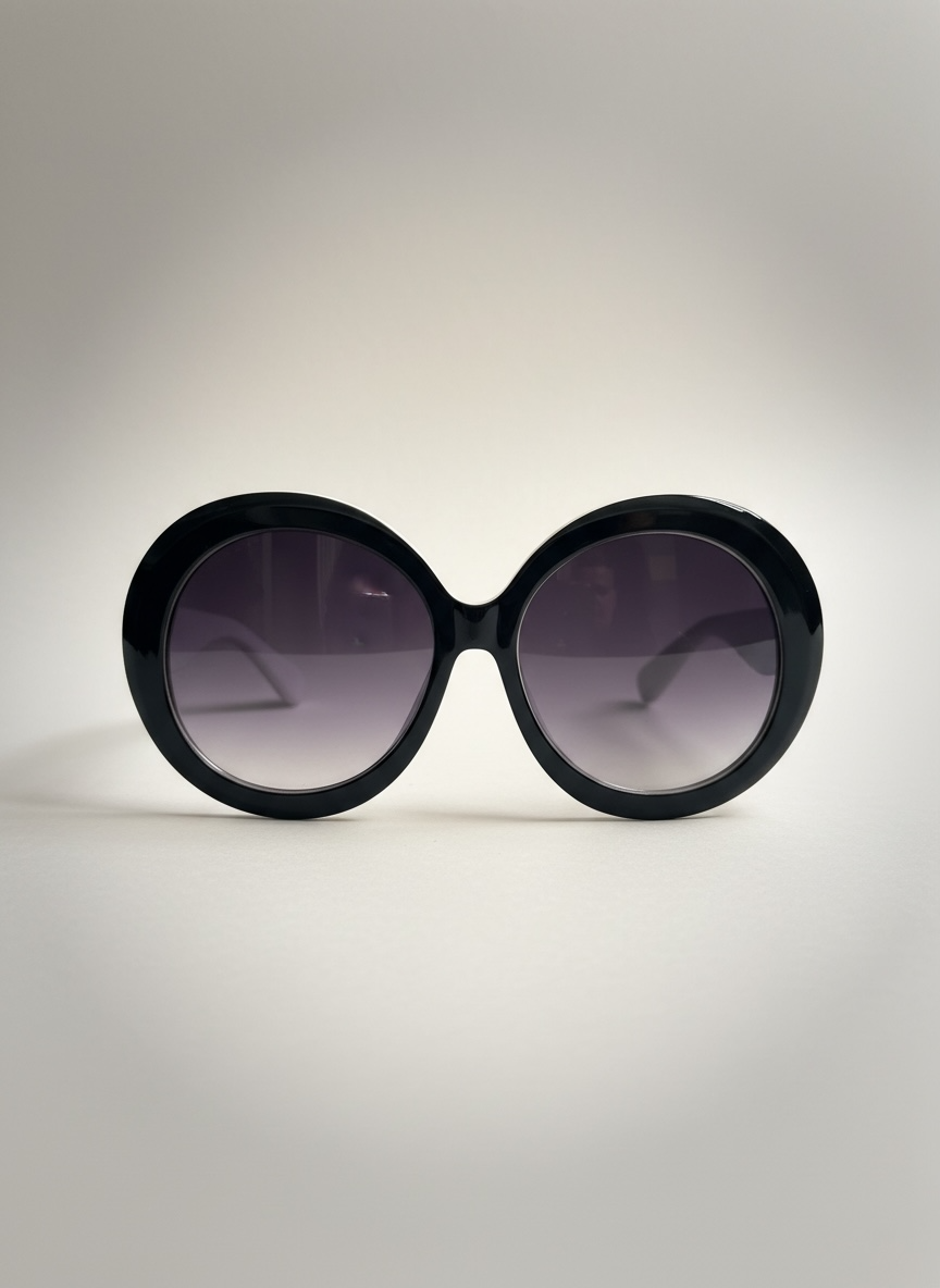 Malcolm Paull 'Maria' Sunglasses - Black/White