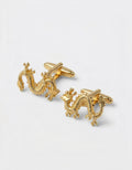 MP Chinese Dragon Cufflinks - Gold