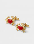 MP Crab Cufflinks - Gold