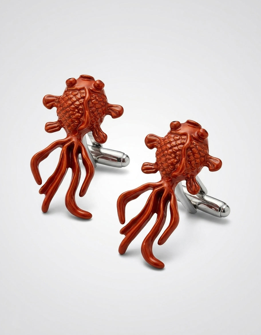 MP Goldfish Cufflinks