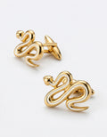 MP Snake Cufflinks - Gold