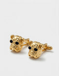 MP Sunglasses Bulldog Cufflinks - Gold