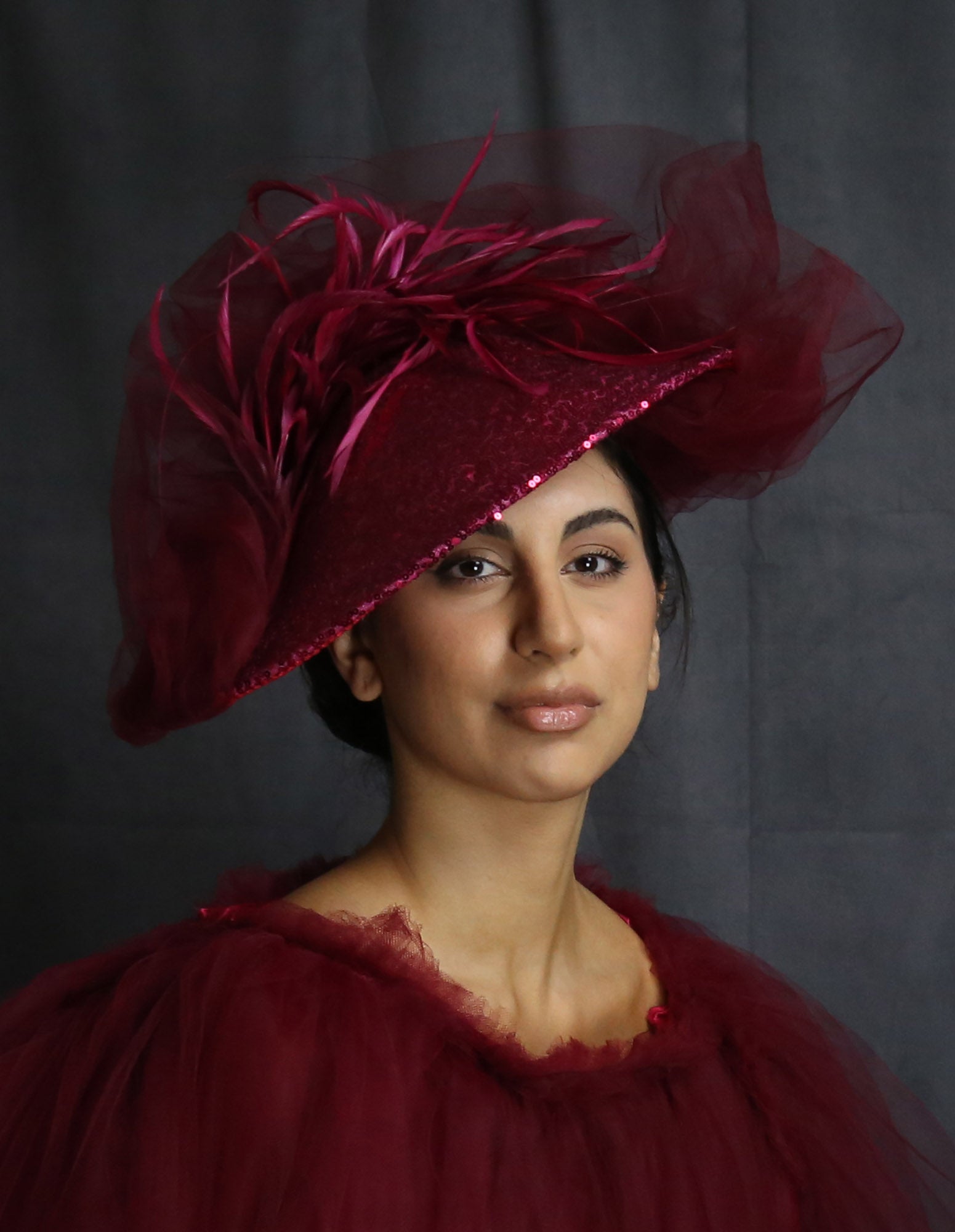 Sequin/Tulle UFO Hat