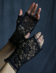Laco Lace Gloves Black