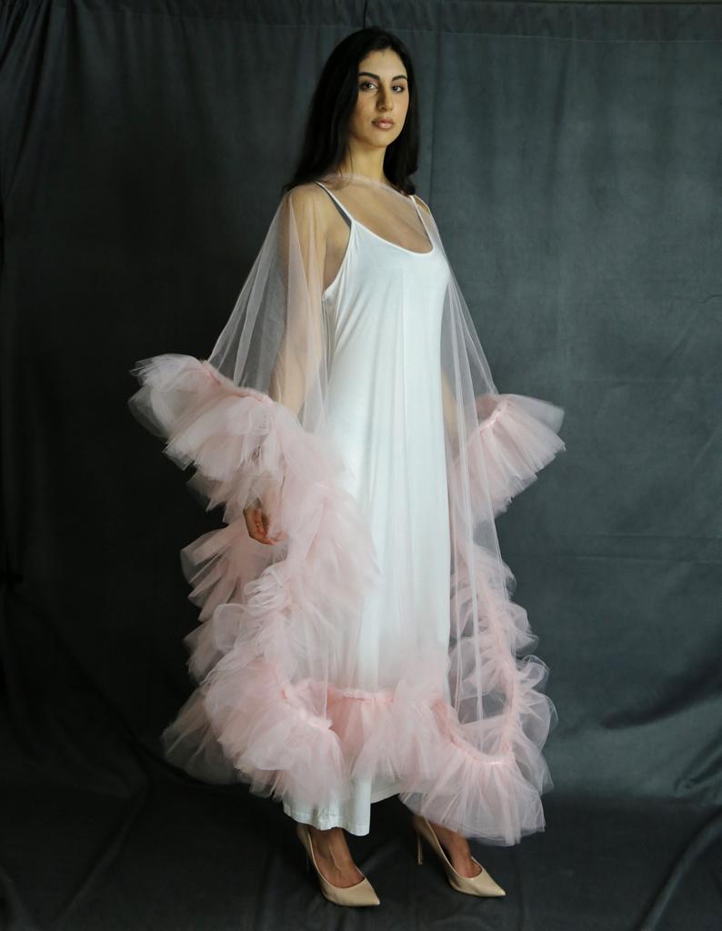Tulle Overlay - Baby Pink