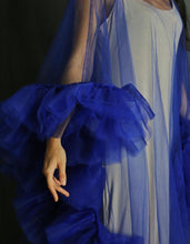Load image into Gallery viewer, Tulle Overlay COBALT
