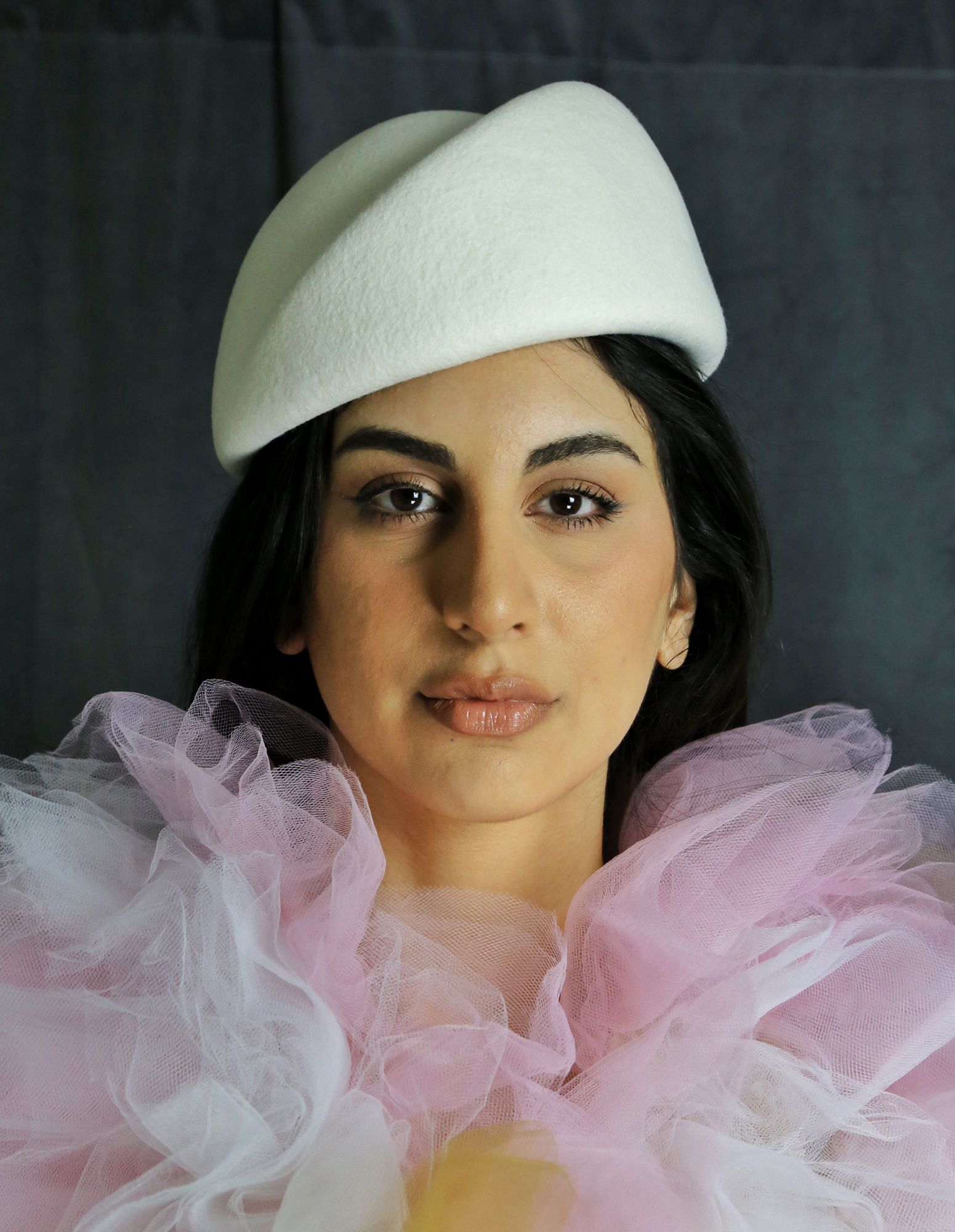 Max Alexander Pill Box Hat - Cream